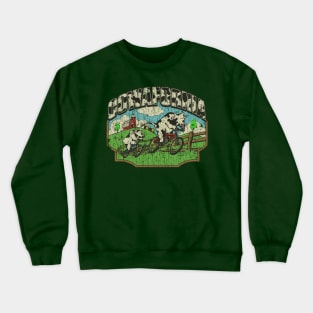 Cowafornia Mountain Biking 1987 Crewneck Sweatshirt